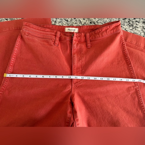 Madewell Slim Emmett Wide-Leg Crop Pants. Size 30 - Picture 9 of 9